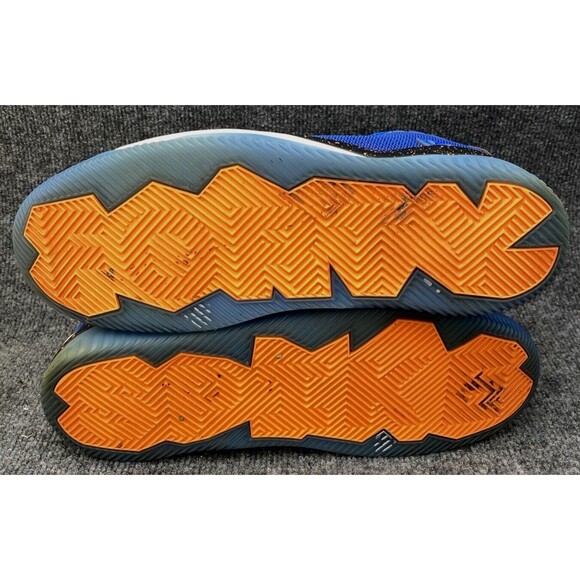 🔥 Air Jordan CP3.VIII AE Blue/Black/Orange Chris Paul PE 807541-405 Sz 12.5 - Picture 11 of 13